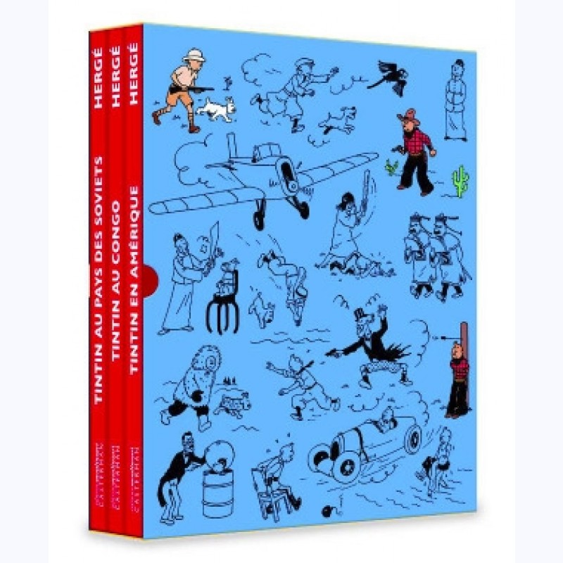 Tintin Coffret Les Coloris S Tintin En Am Rique Tintin Au Congo