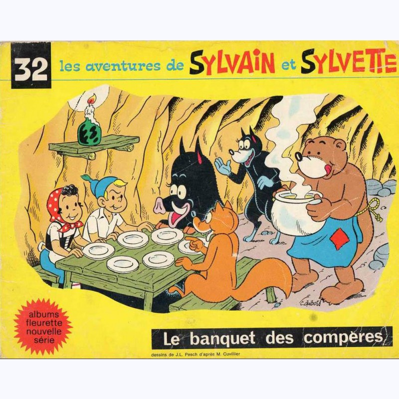 Sylvain et Sylvette Fleurette nouvelle série Tome 32 Le banquet