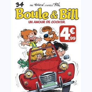 Boule & Bill : Tome 34, Un amour de cocker : 