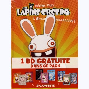 The Lapins Crétins : Tome 1 à 3, Pack découverte : 