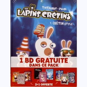 The Lapins Crétins : Tome 7 à 9, Pack découverte : 