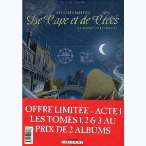 De cape et de crocs : Tome (1 à 3), Pack Découverte : 