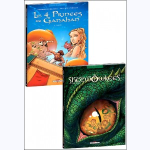 Les 4 princes de Ganahan : Tome 1 +, Les 4 princes de Ganahan 1 et Sheewowkees 2 : 