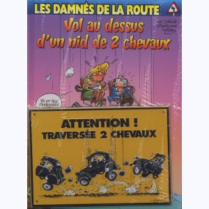 Les Damnés de la route : Tome (3 & 4), Pack + Plaque Métal