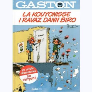 Gaston Lagaffe : Tome N 5, La kouyonisse i ravaz dann biro : 