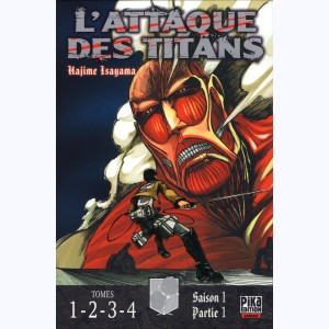 L'Attaque des Titans : Tome (1 à 4), Coffret : 