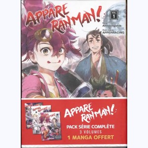 Appare Ranman ! : Tome 3 + 2 + 1, Pack Découverte : 